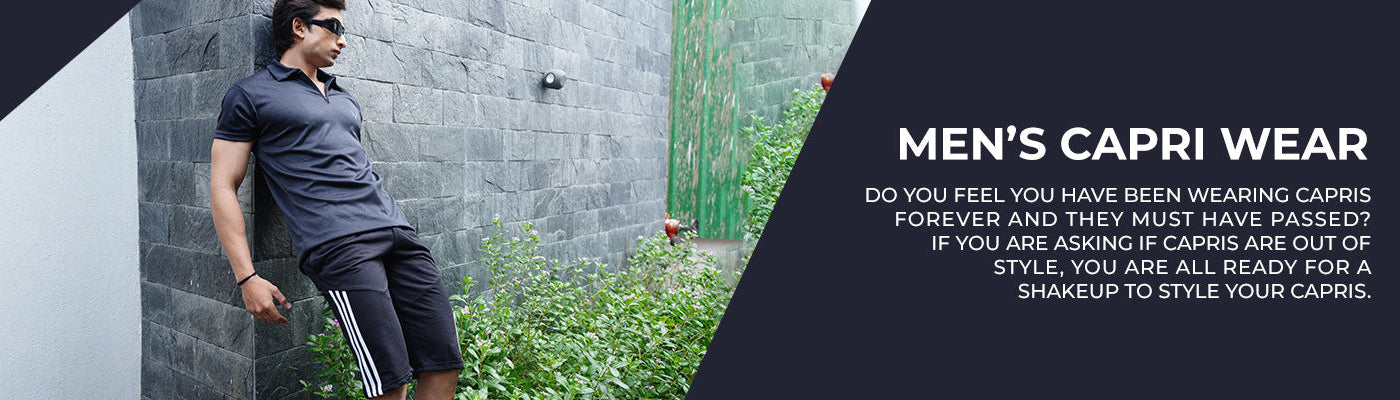 Buy capris for men online in india