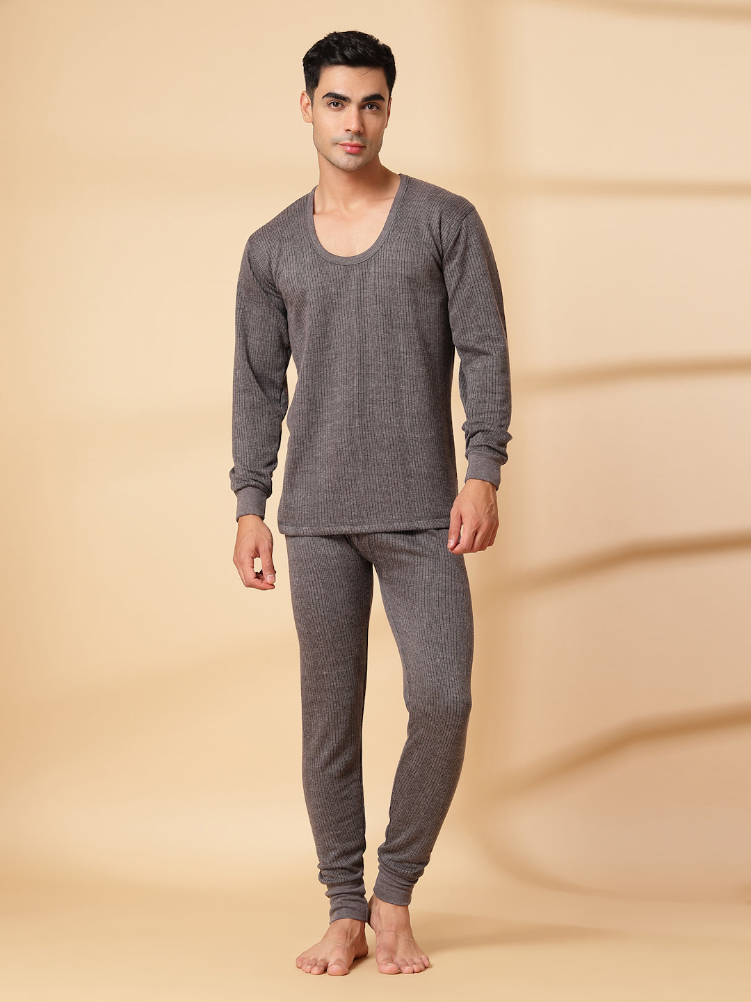 Uzarus Men's Thermal Set (Top Bottom) Full Sleeve Winter Wear