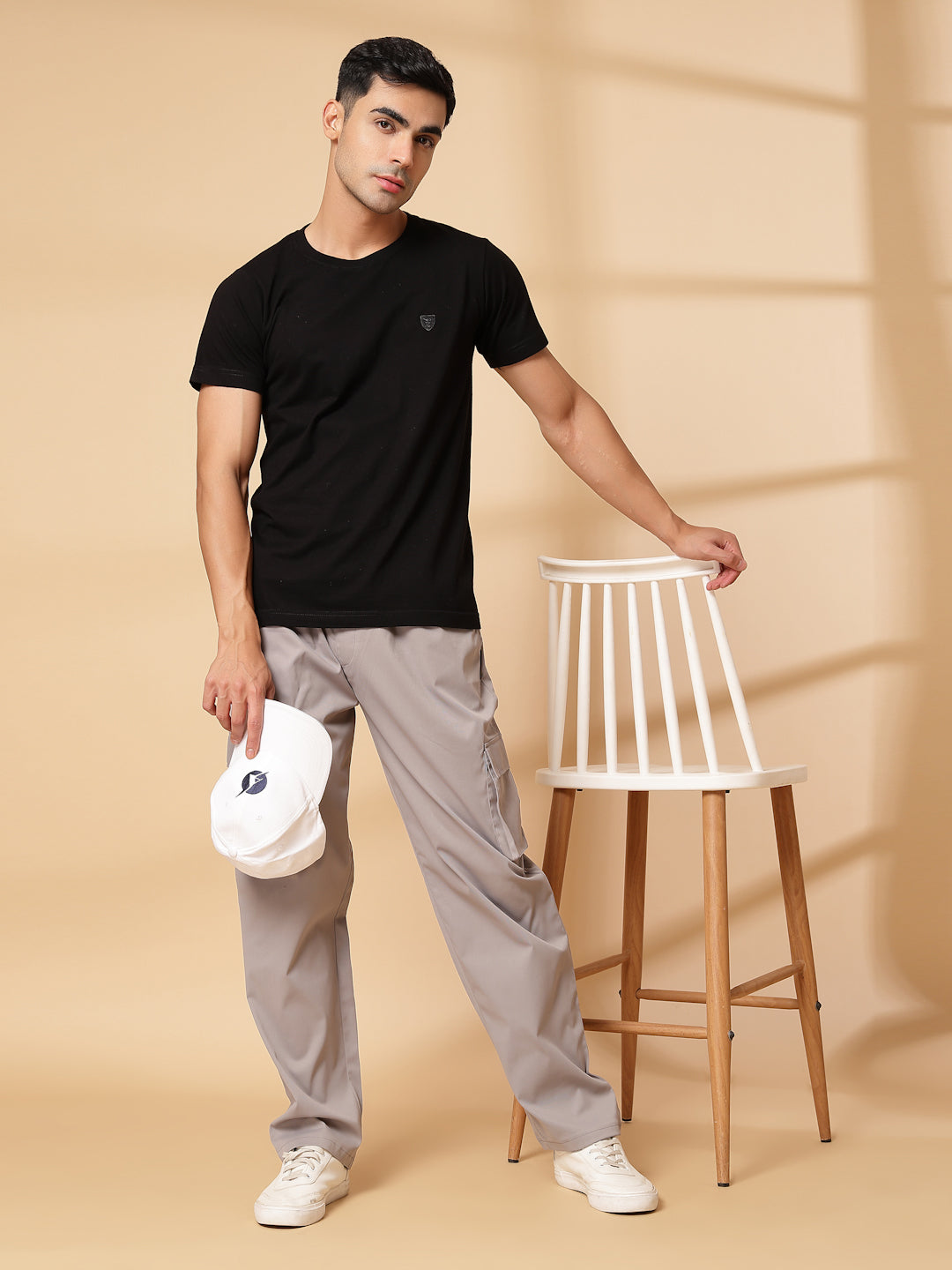 UZARUS Men's Cargo Track Pant for Men || Track Pants || Plain Men Cargo Pants Cotton || Cargo for Mens