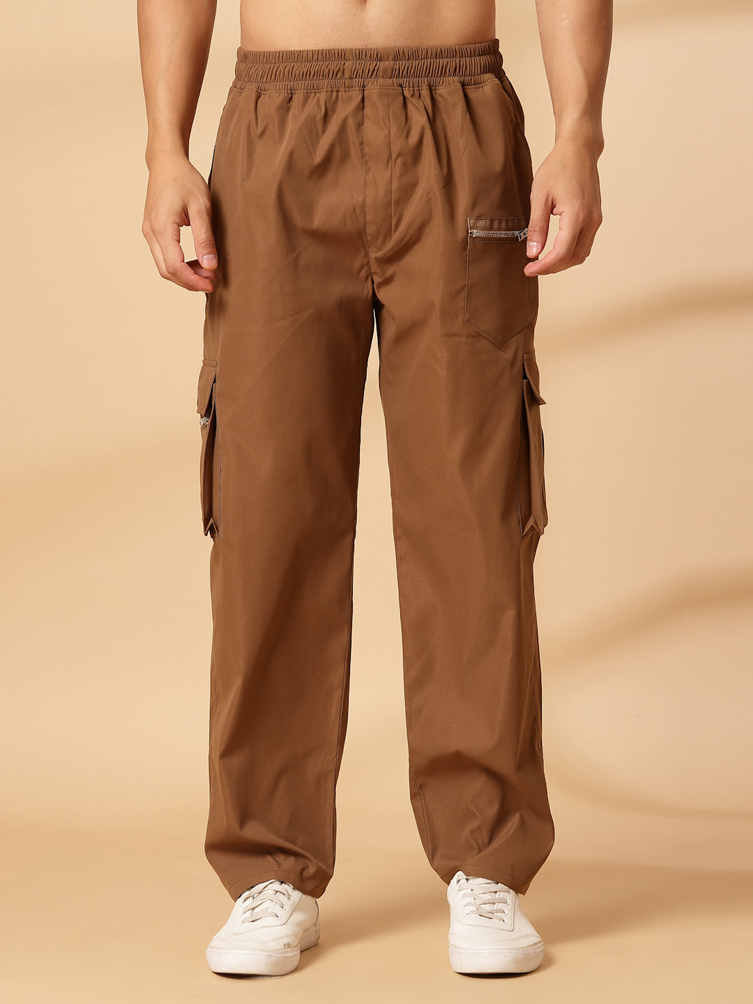 UZARUS Men's Cargo Track Pant for Men || Track Pants || Plain Men Cargo Pants Cotton || Cargos for Men