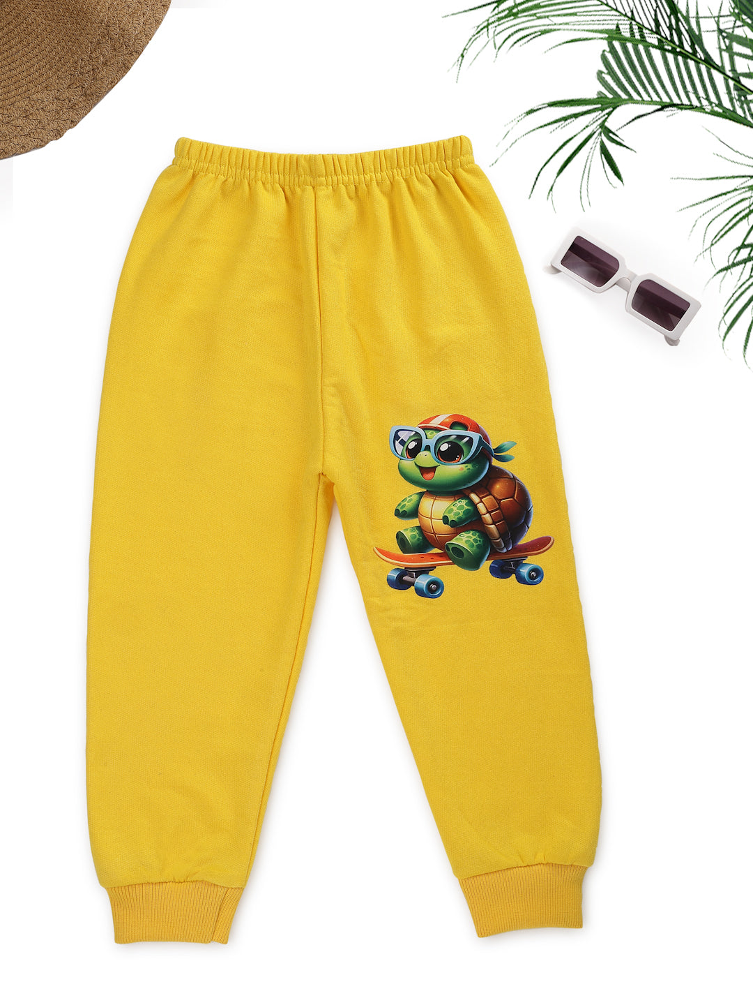 UZARUS Premium Kids Warm Fleece Pajama Pants, Winter Wear Trackpants Baby Boy and Girl Unisex (Pack of 5)