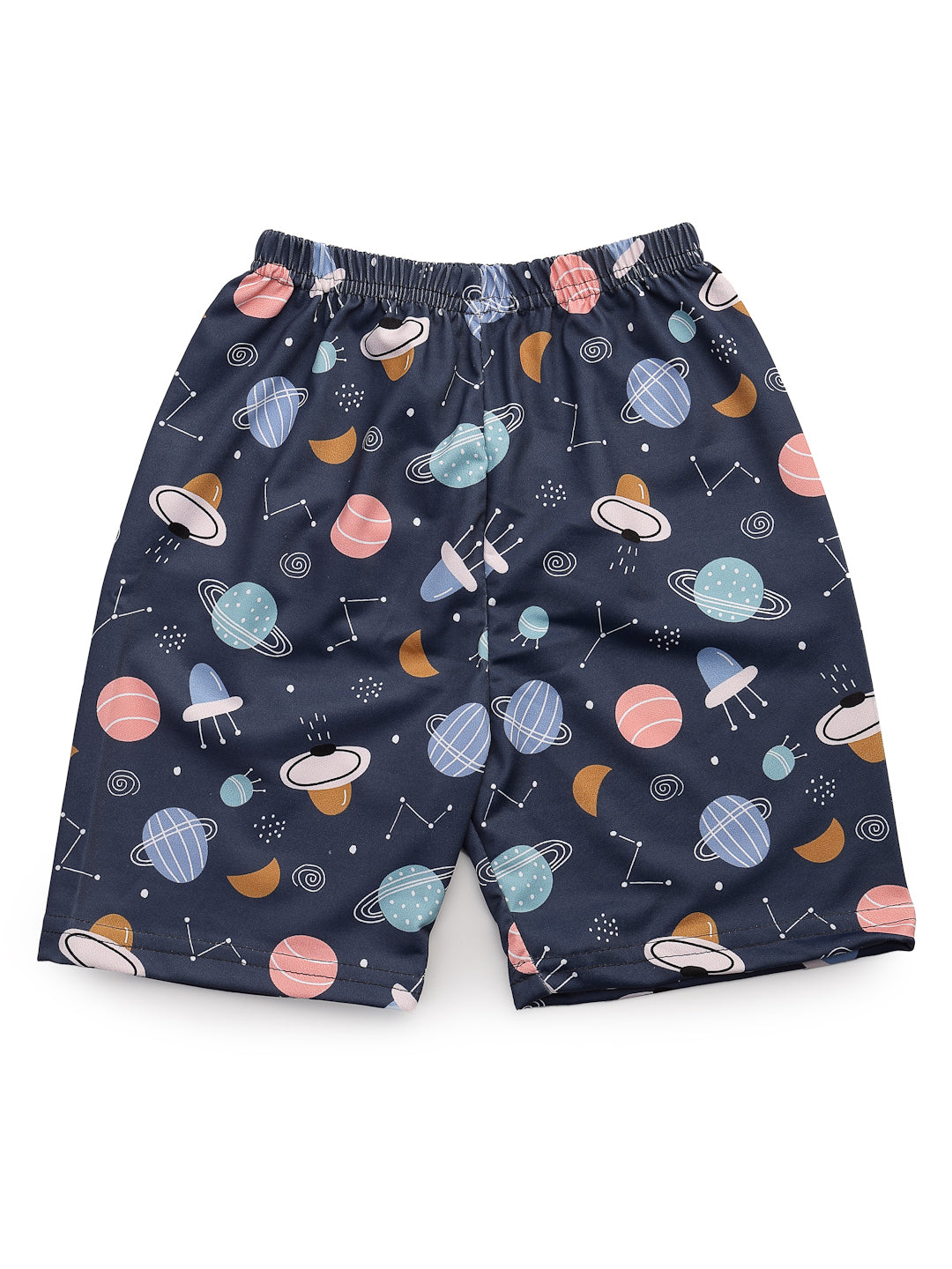 UZARUS 100% Soft Casual Printed KIDS Shorts for Boys and Girls - Regular Fit (Pack of 5)