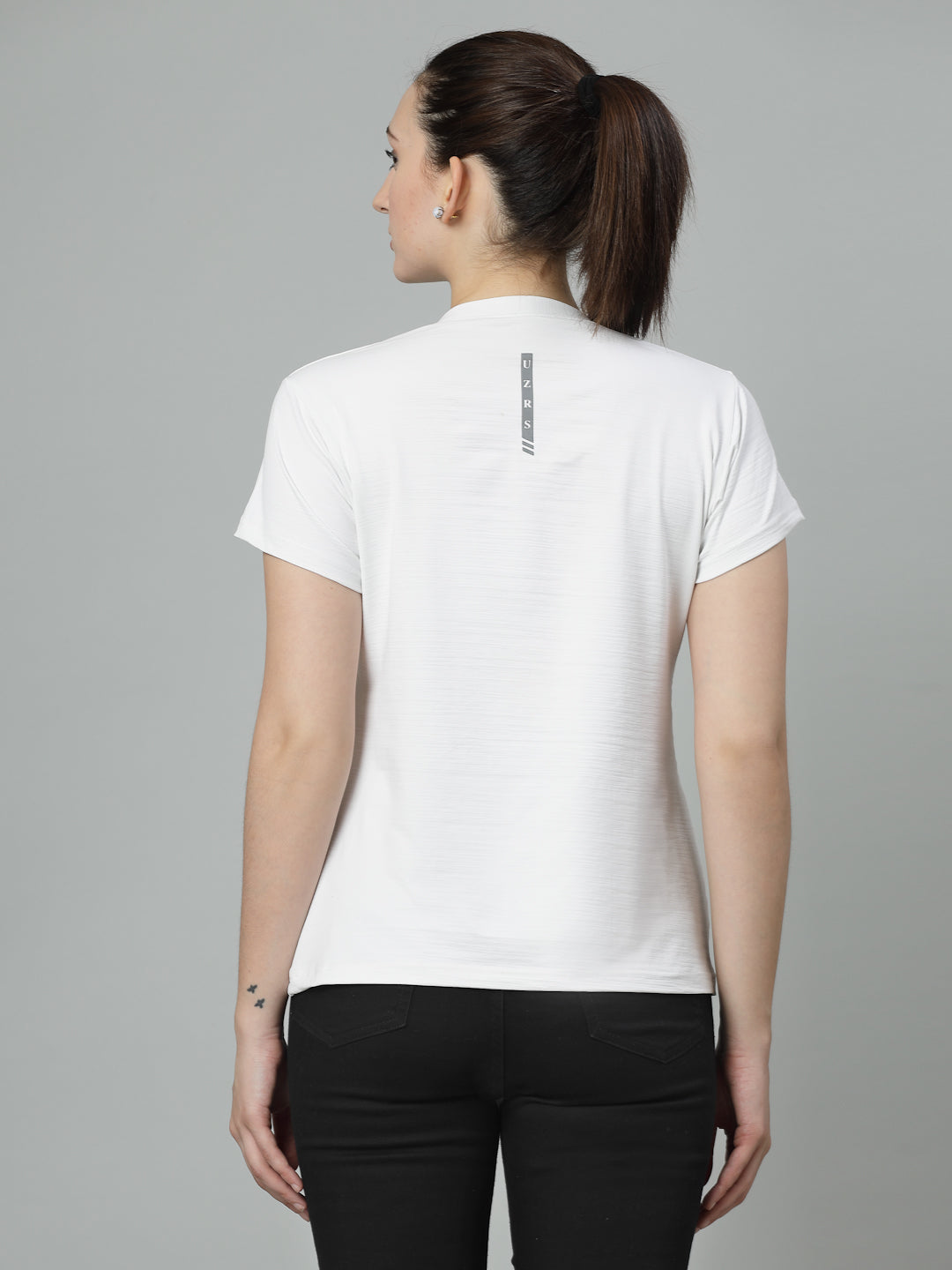 UZARUS Women's Comfort Active Fit Workout Top Sports Gym T-Shirt (Pack Of 2)