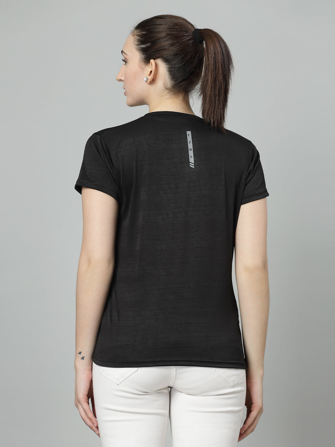 UZARUS Women's Comfort Active Fit Workout Top Sports Gym T-Shirt (Pack Of 2)