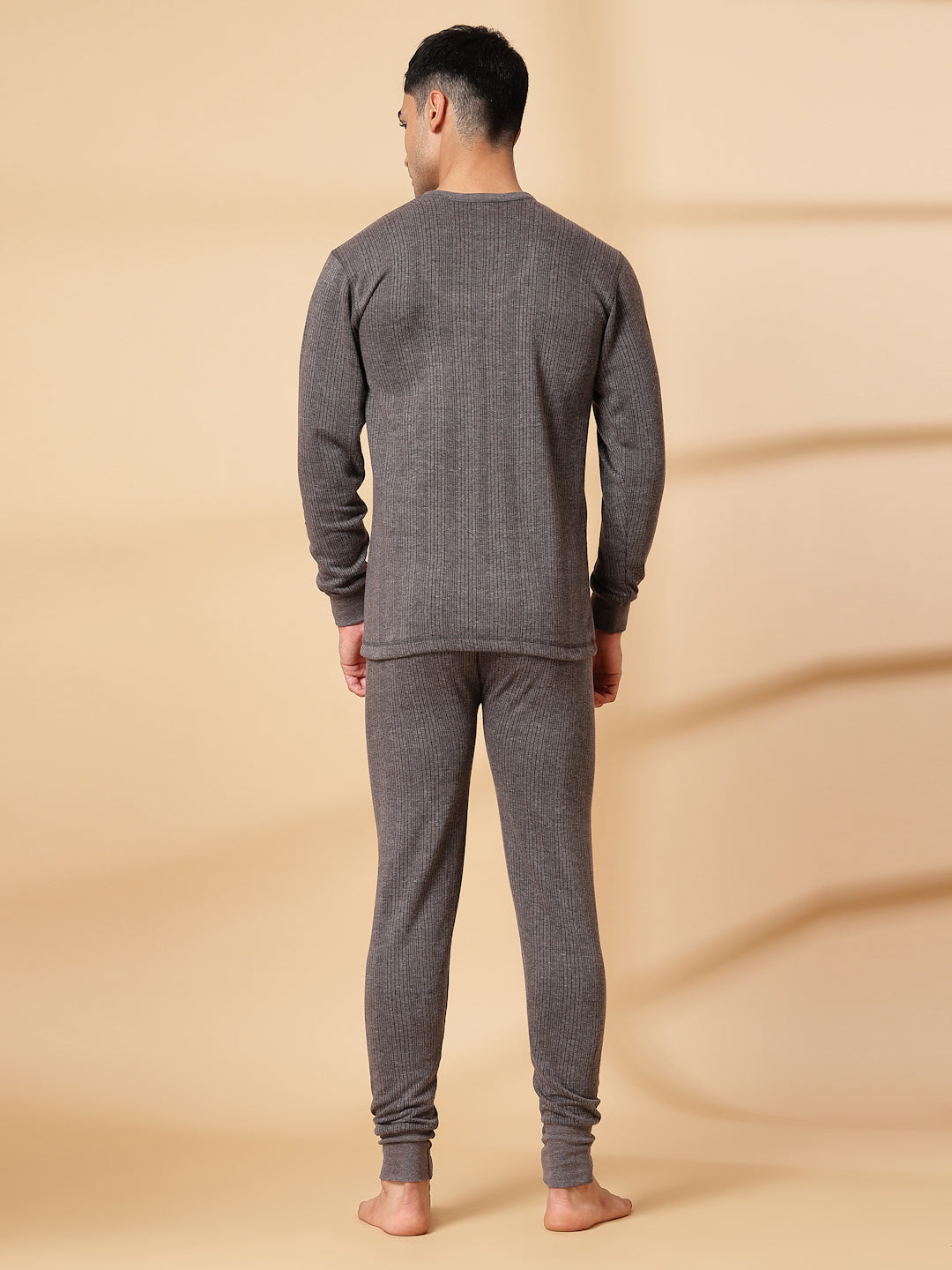 Uzarus Men's Thermal Set (Top & Bottom) | Full Sleeve | Winter Wear | Body Warmer Set
