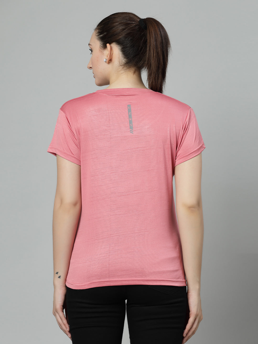 UZARUS Women's Comfort Active Fit Workout Top Sports Gym T-Shirt (Pack Of 2)