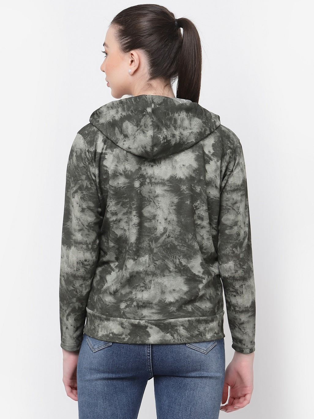 Uzarus Women's Hooded Sports Gym Training Jacket
