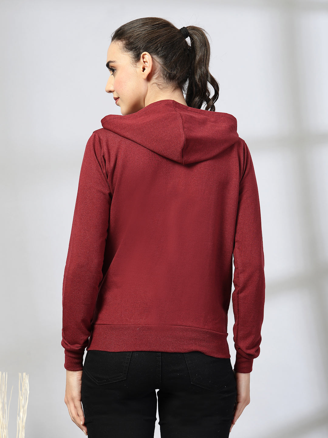 UZARUS Women's Cotton Anthra Sweatshirt Hoodie