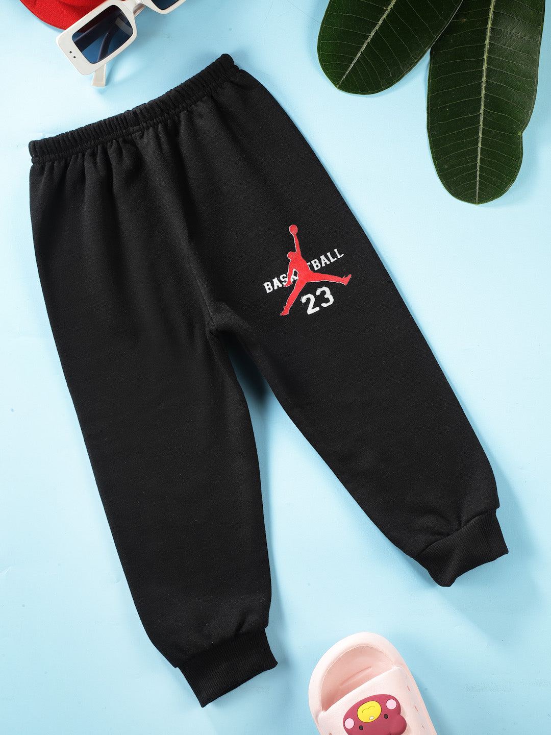 Uzarus Premium Kids Warm Fleece Pajama Pants, Winter Wear Trackpants Baby Boy and Girl Unisex (Pack of 5)