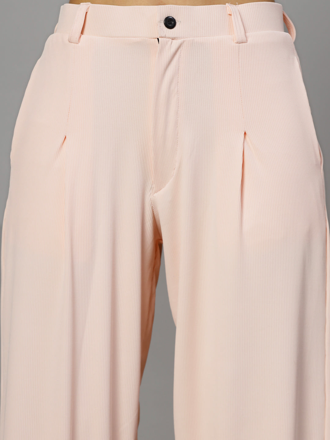 UZARUS Women's Relax Fit Trouser 2 Pockets Baggy Pants