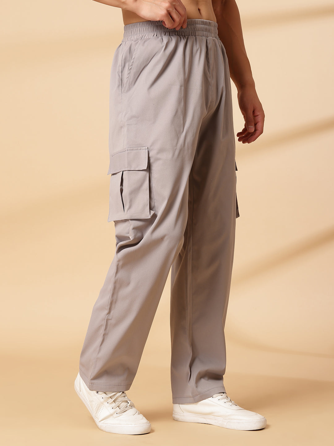 UZARUS Men's Cargo Track Pant for Men || Track Pants || Plain Men Cargo Pants Cotton || Cargo for Mens