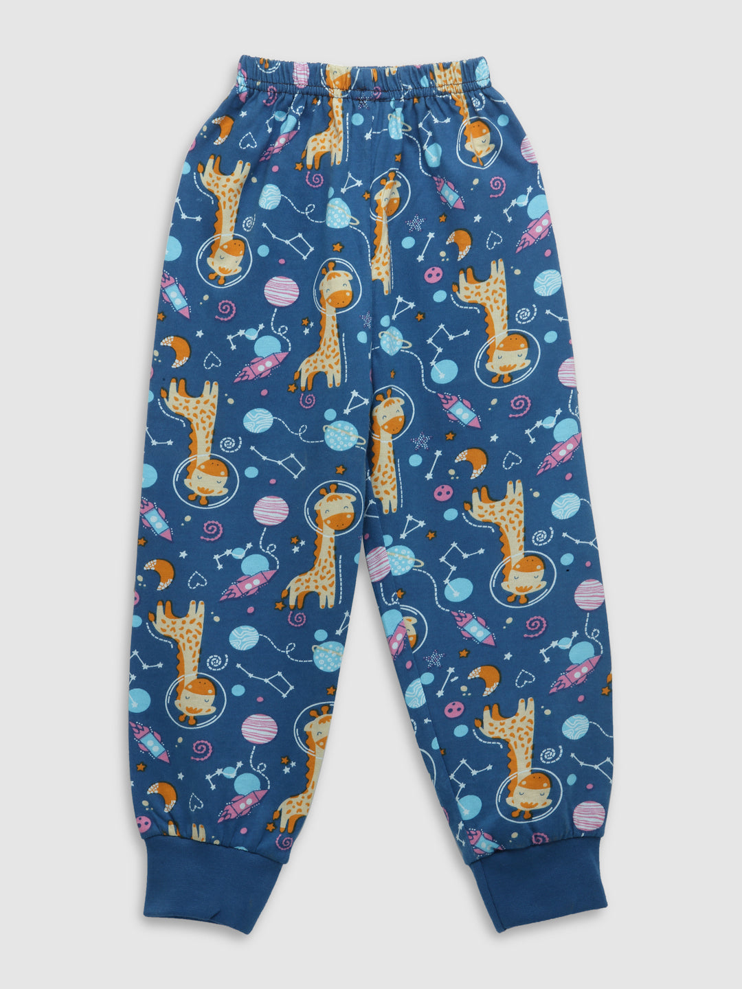 Uzarus Cotton Pajama Pants with All Over Print for Boys and Girls (Bright Colors)(Regular Fit)(Pack of 5)