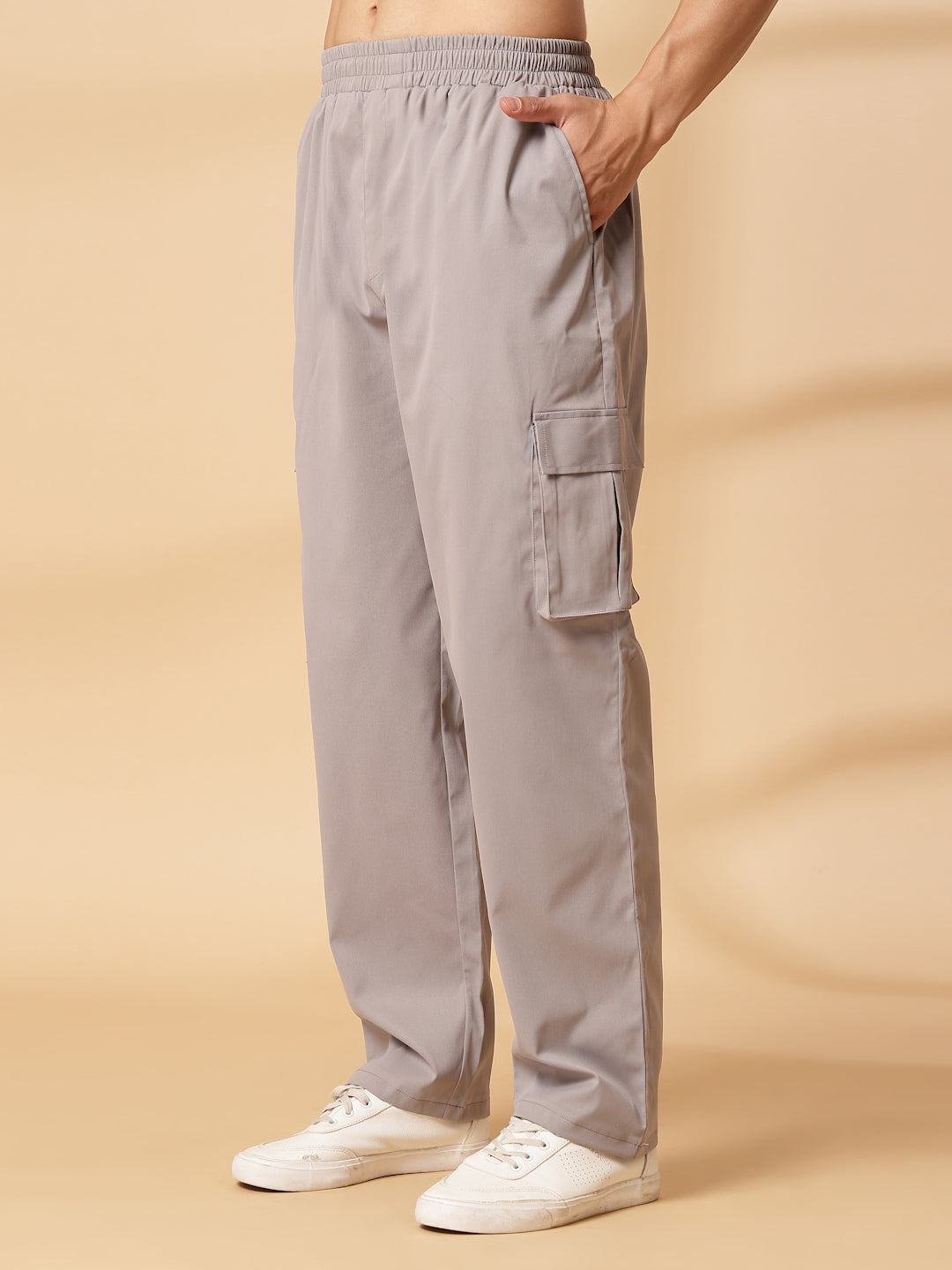 UZARUS Men's Cargo Track Pant for Men || Track Pants || Plain Men Cargo Pants Cotton || Cargo for Mens