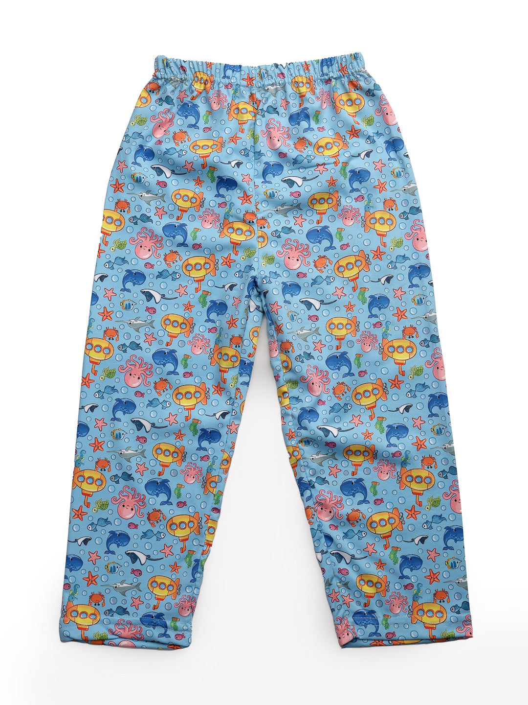 Uzarus Relaxed Pajama Pants with All Over Print for Boys and Girls (Bright Colors)(Regular Fit)(Pack of 5)