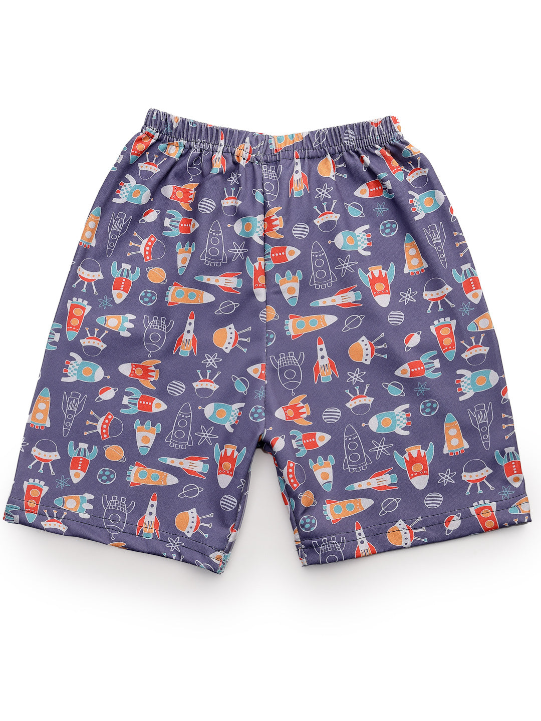 UZARUS 100% Soft Casual Printed KIDS Shorts for Boys and Girls - Regular Fit (Pack of 5)