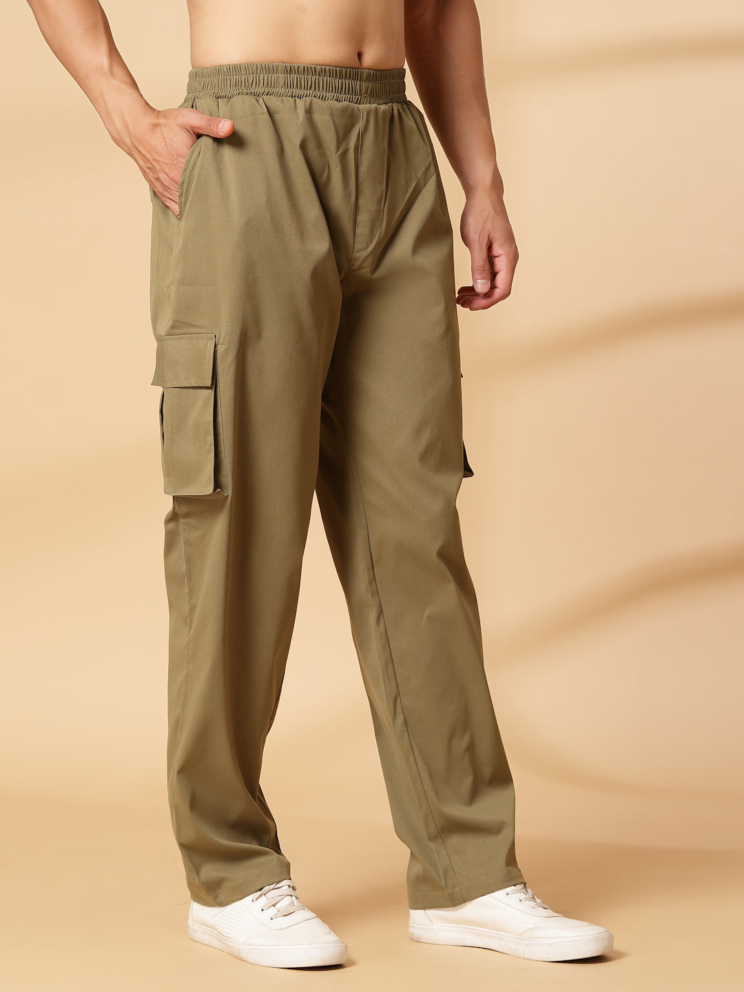 UZARUS Men's Cargo Track Pant for Men || Track Pants || Plain Men Cargo Pants Cotton || Cargo for Mens