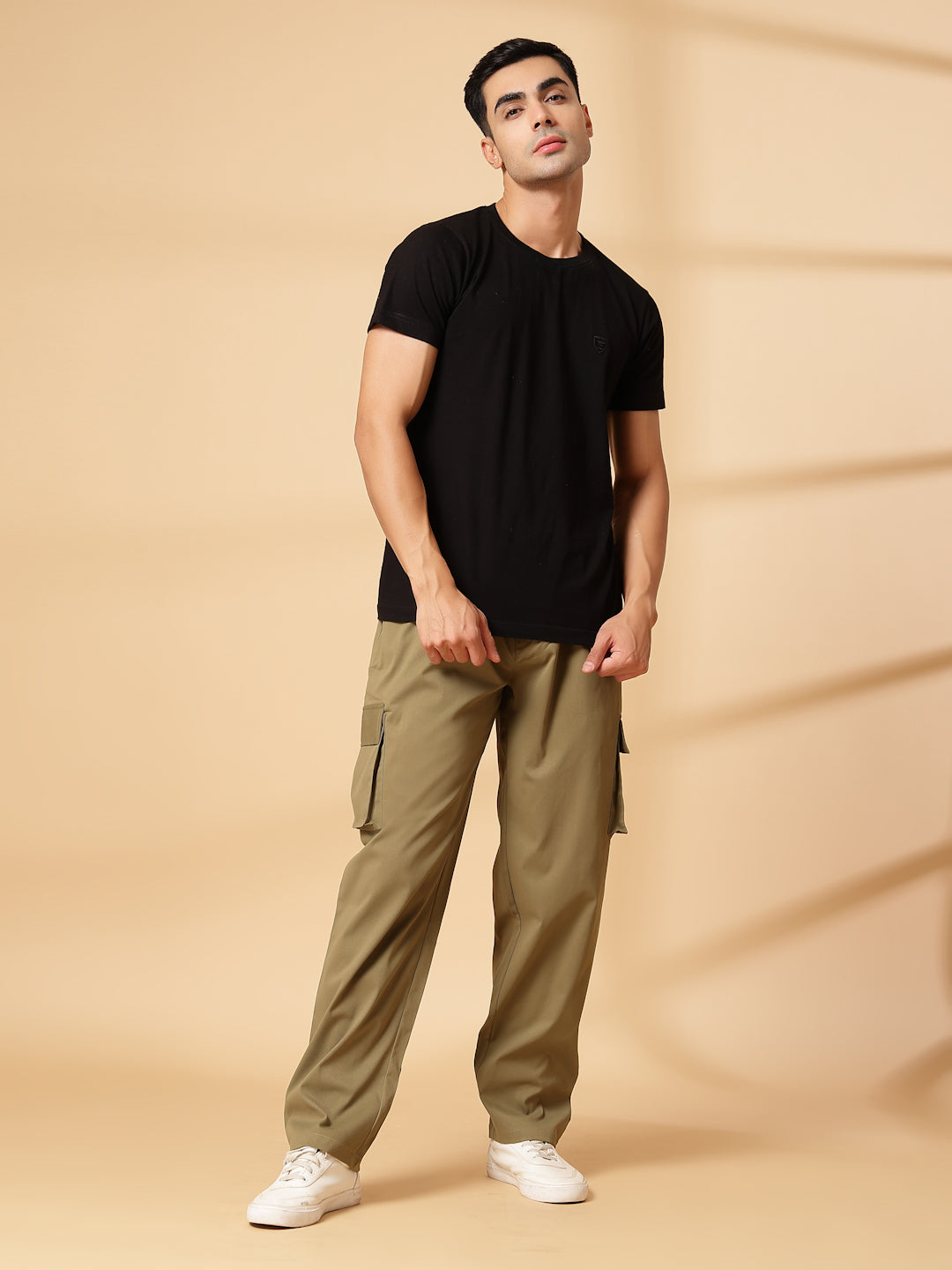UZARUS Men's Cargo Track Pant for Men || Track Pants || Plain Men Cargo Pants Cotton || Cargo for Mens