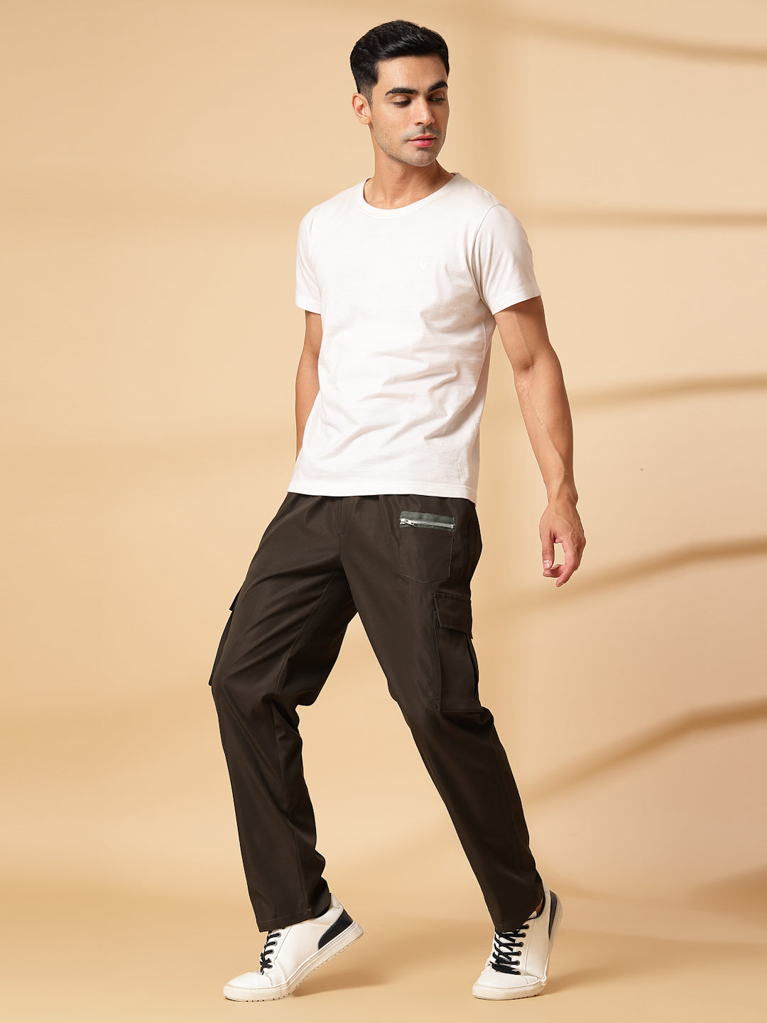 UZARUS Men's Cargo Track Pant for Men || Track Pants || Plain Men Cargo Pants Cotton || Cargos for Men