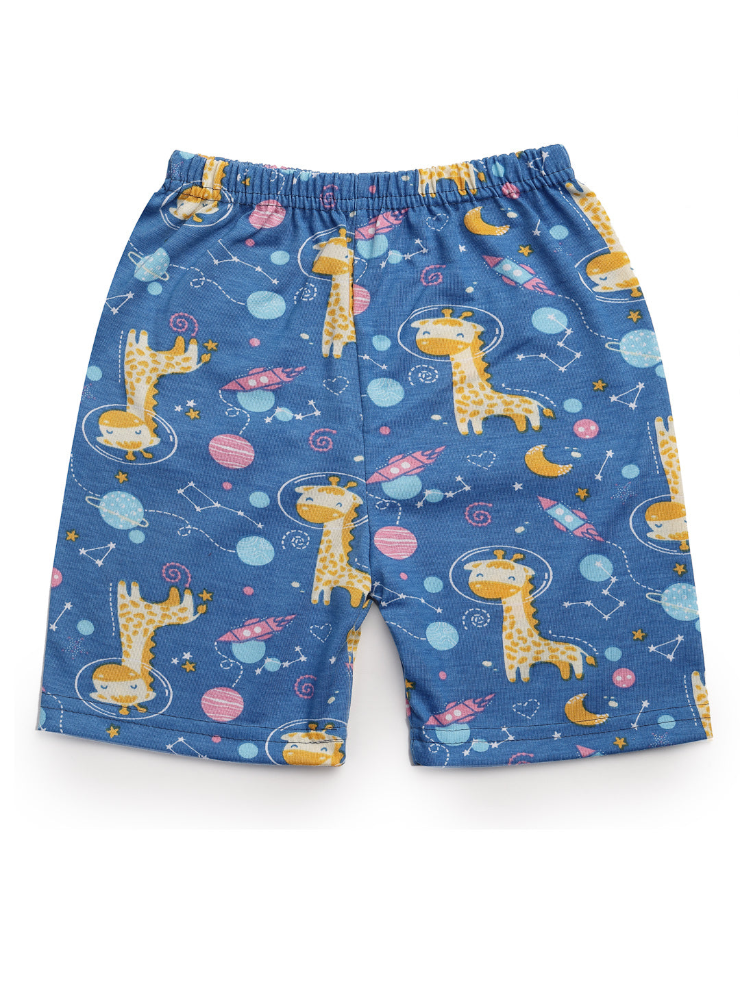 UZARUS 100% Soft Casual Printed KIDS Shorts for Boys and Girls - Regular Fit (Pack of 5)