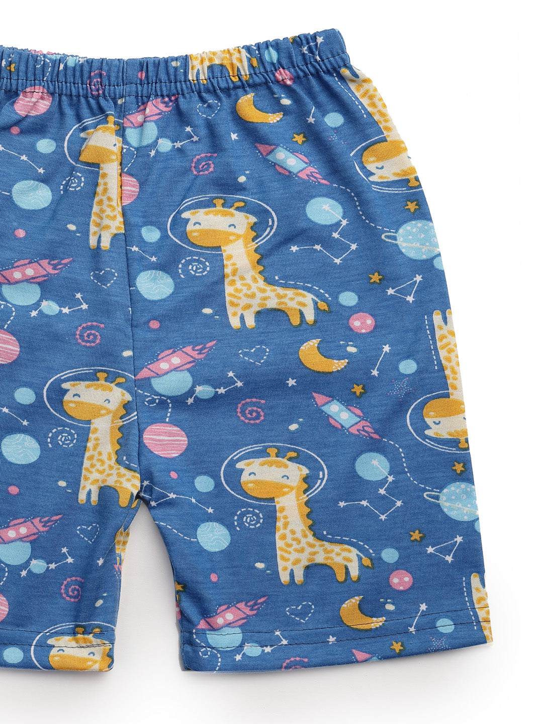 UZARUS 100% Soft Casual Printed KIDS Shorts for Boys and Girls - Regular Fit (Pack of 5)