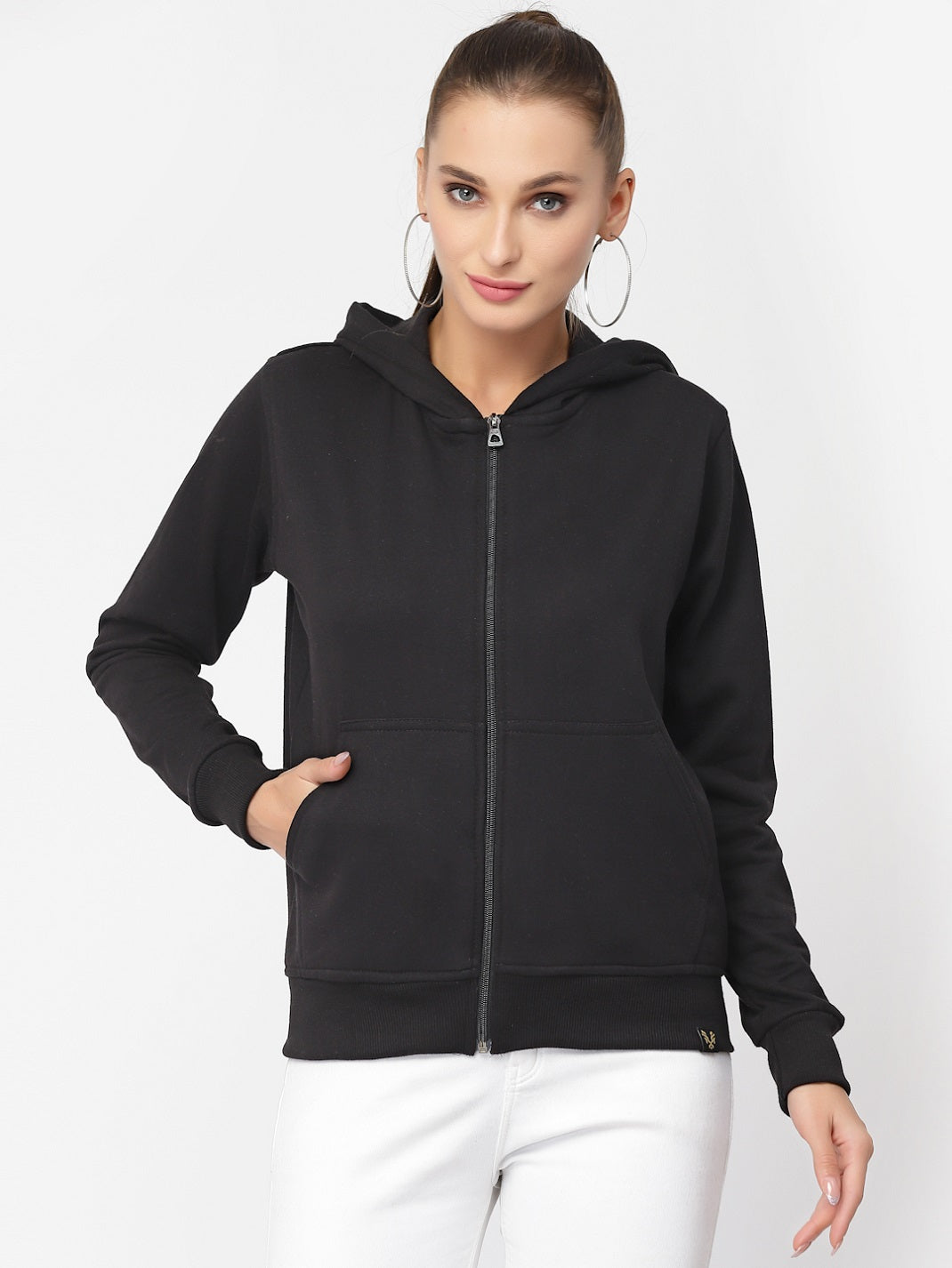 UZARUS Women's Cotton Fleece Premium Sweatshirt Hoodie