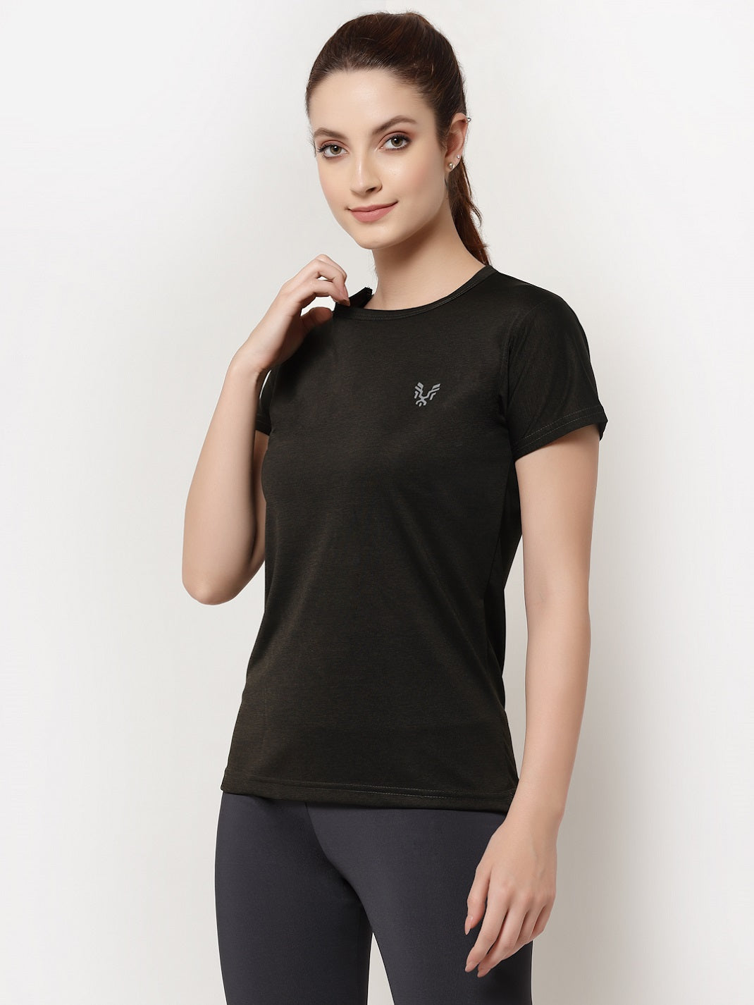 UZARUS Women's Regular Fit Sports Gym T-Shirt