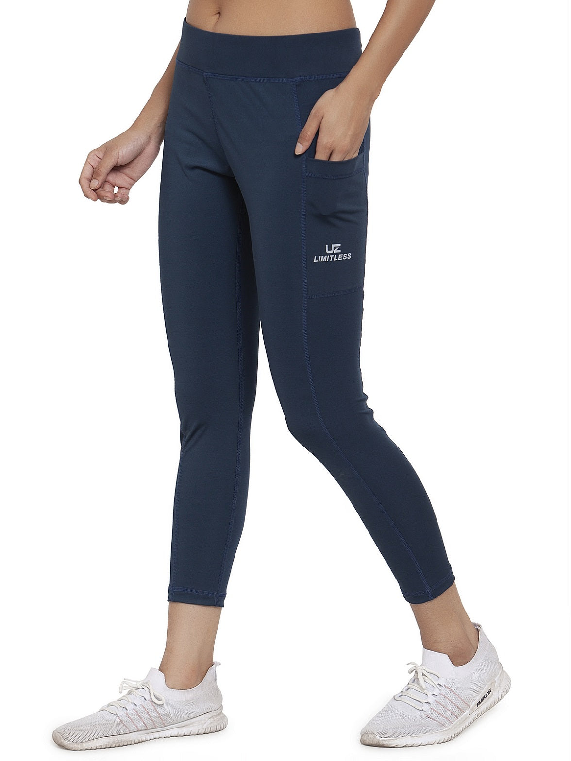 Women's Stretchable Yoga Gym Legging Pants with 2 Pockets