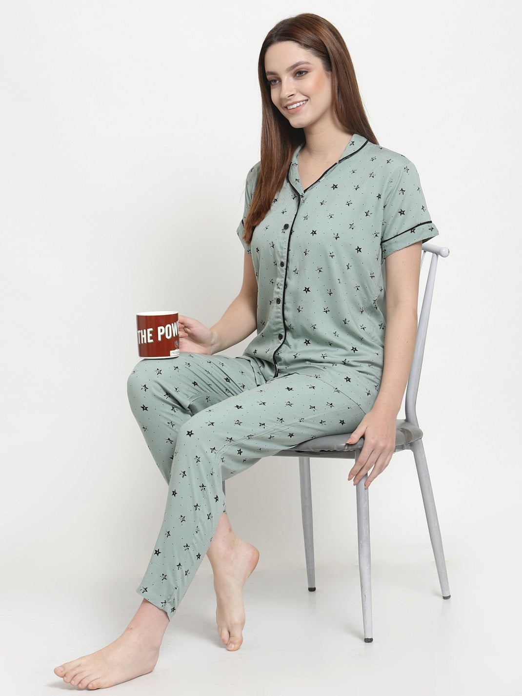 Cotton Shirt Sleep Dress Sleepwear Cotton Night Dresses Night