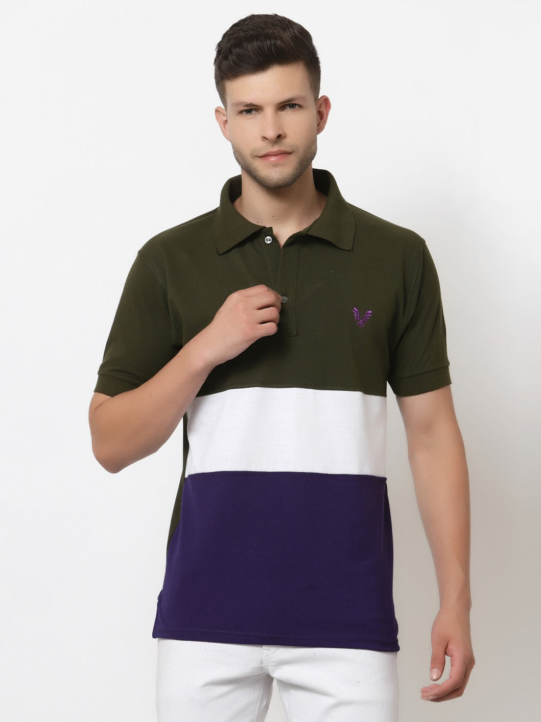 Men's Cotton Regular Fit Polo T-Shirt