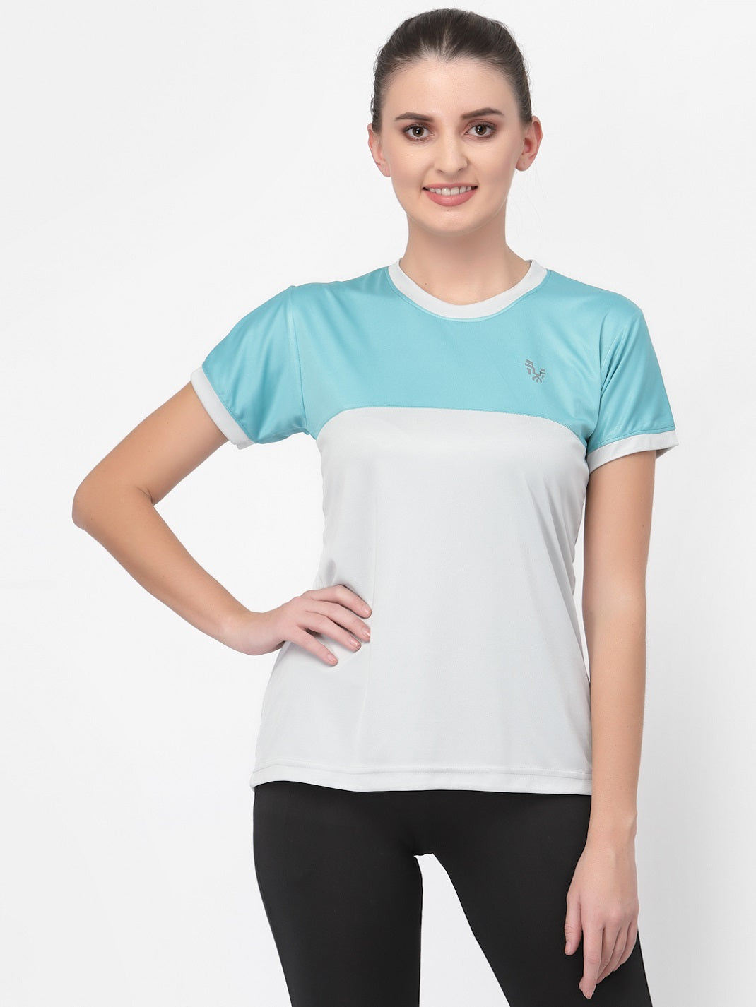 UZARUS Women's Dry Fit Workout Top Sports Gym T-Shirt