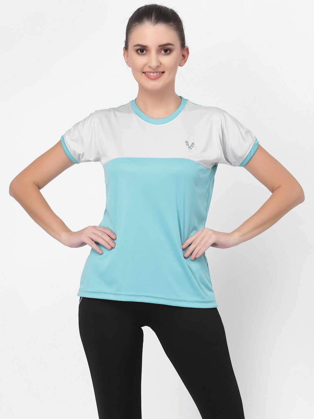 UZARUS Women's Dry Fit Workout Top Sports Gym T-Shirt