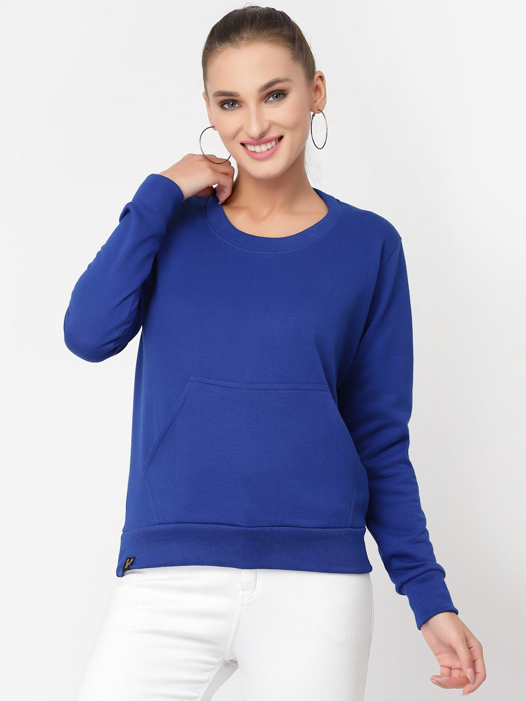 UZARUS Women's Cotton Fleece Premium Sweatshirt