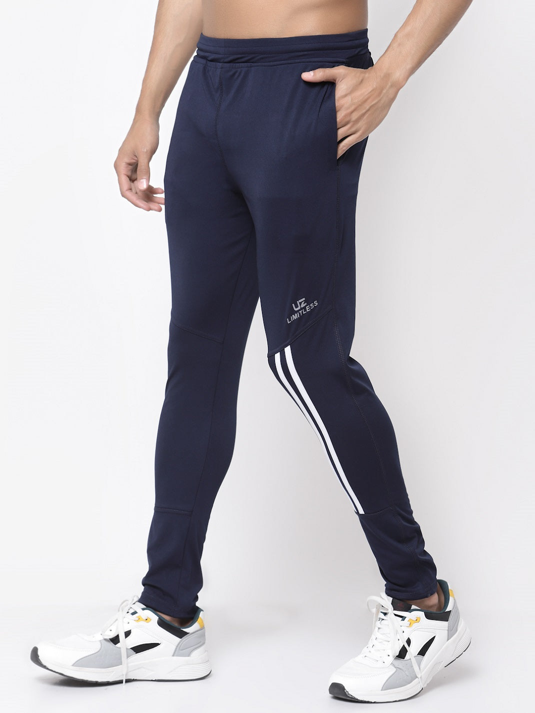 Men's Stretchable Joggers Track Pants for Gym, Yoga, Workout and Casual Wear