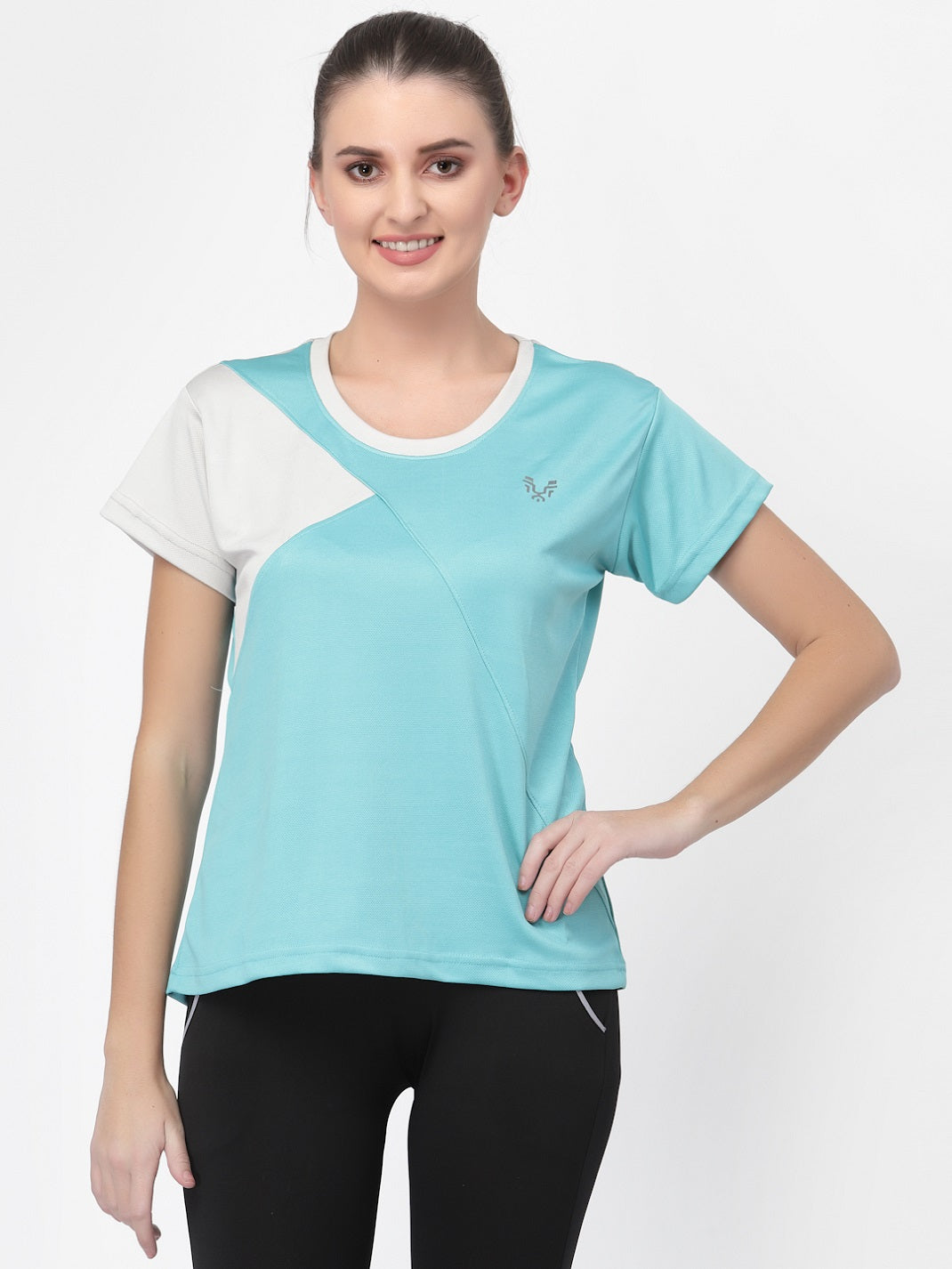 UZARUS Women's Dry Fit Workout Top Sports Gym T-Shirt