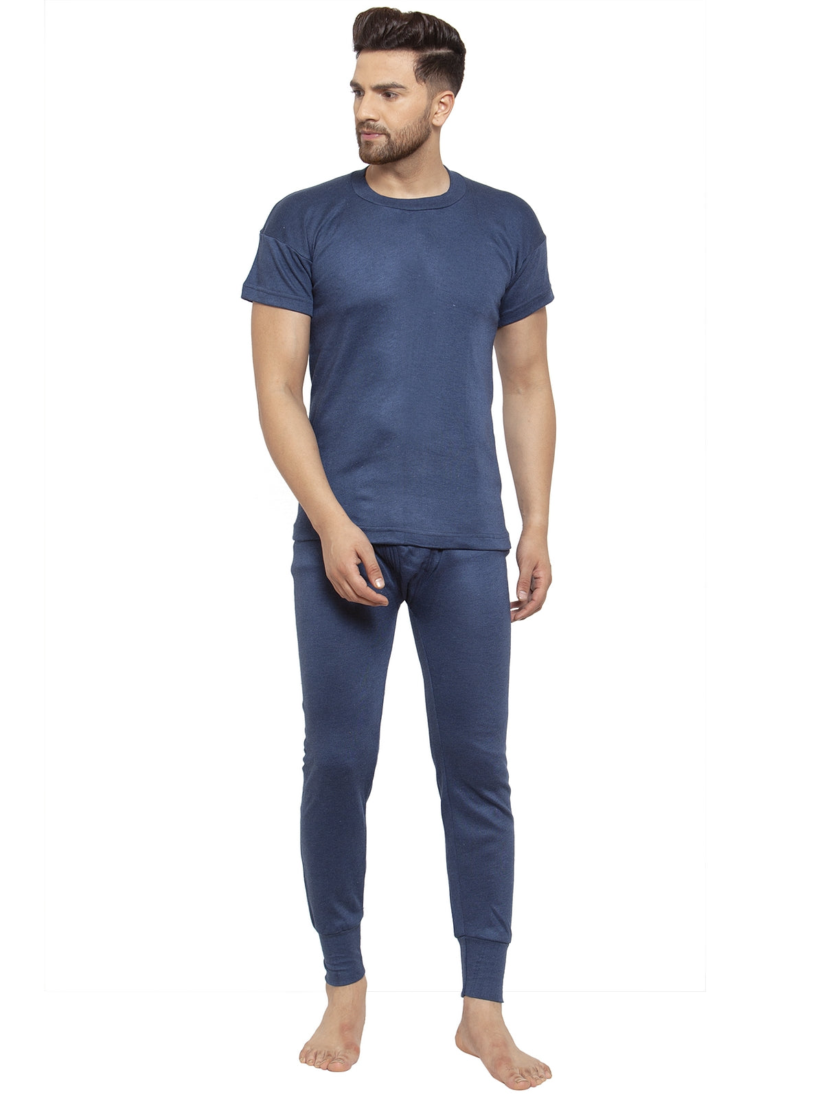 MEN'S HALF SLEEVES THERMAL SET ( ROUND NECK VEST AND TROUSER)