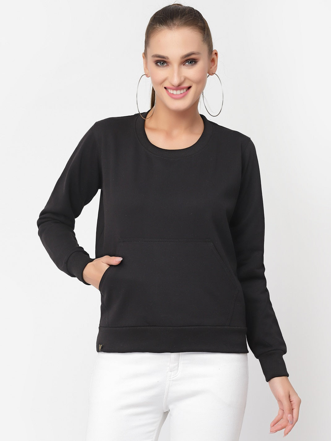 UZARUS Women's Cotton Fleece Premium Sweatshirt