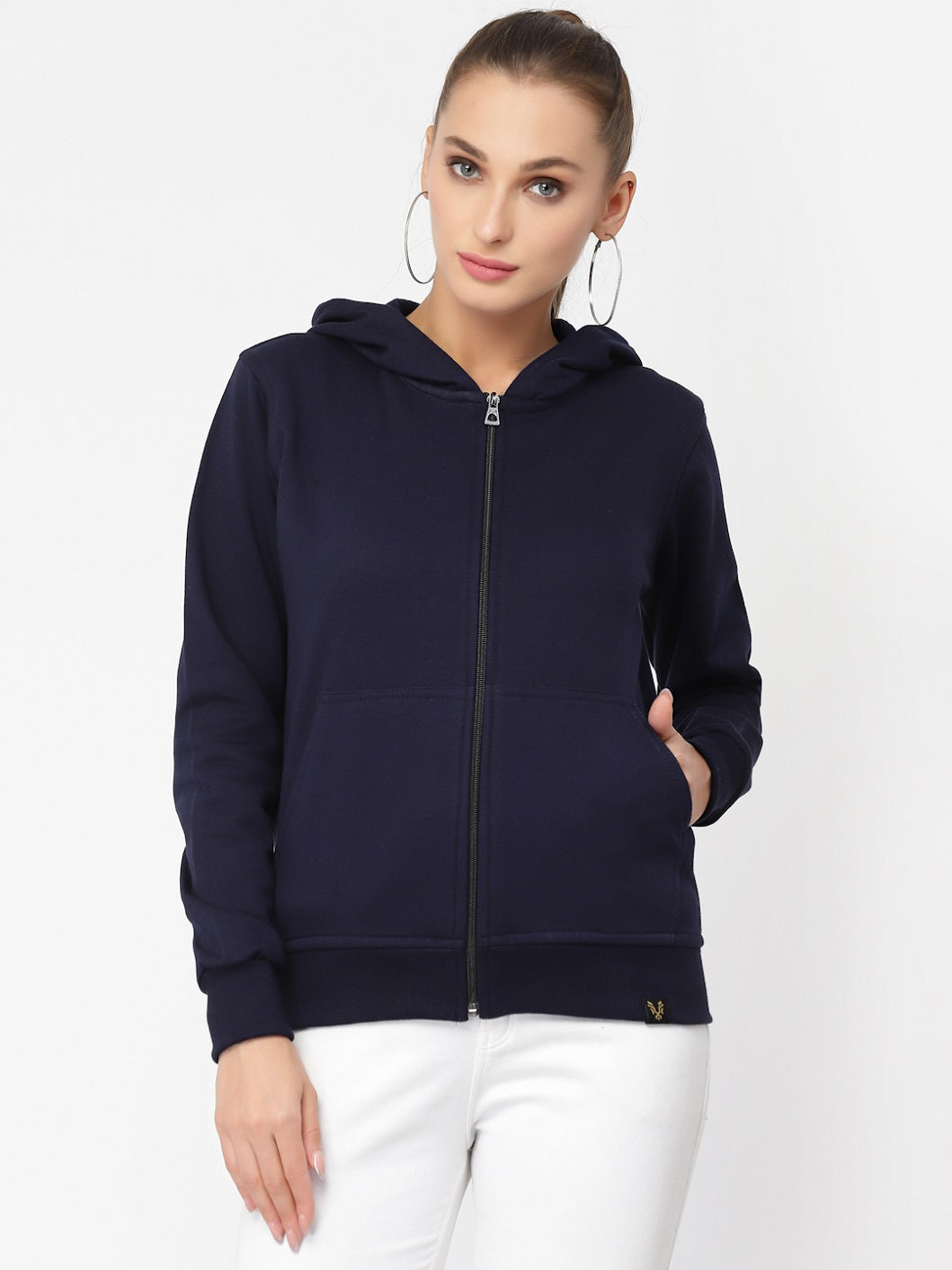 UZARUS Women's Cotton Fleece Premium Sweatshirt Hoodie