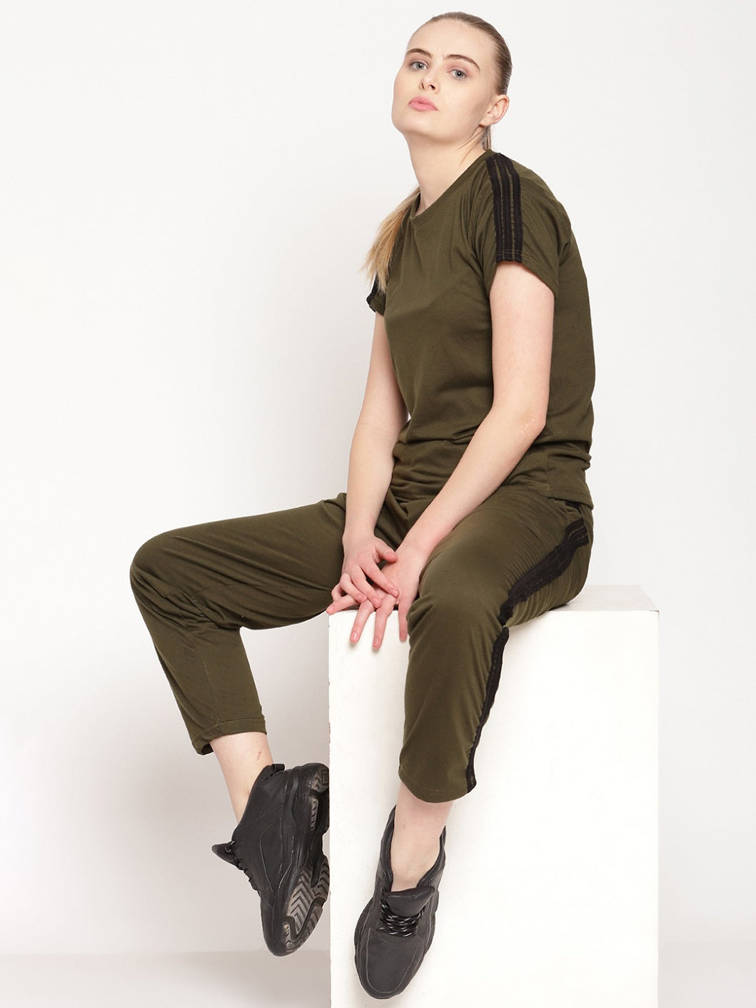 UZARUS Women's Cotton Set of Top and Pyjama