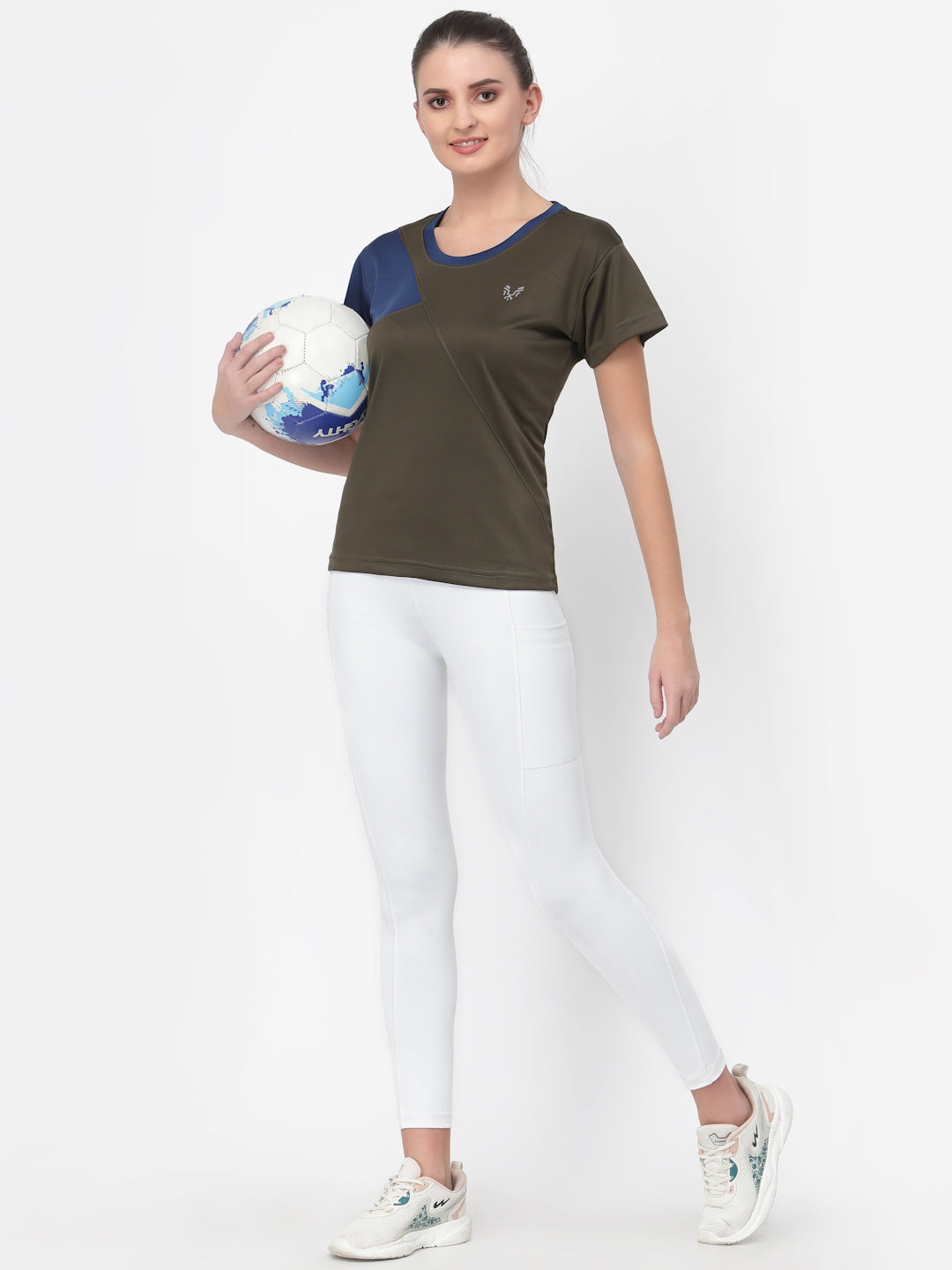 UZARUS Women's Dry Fit Workout Top Sports Gym T-Shirt