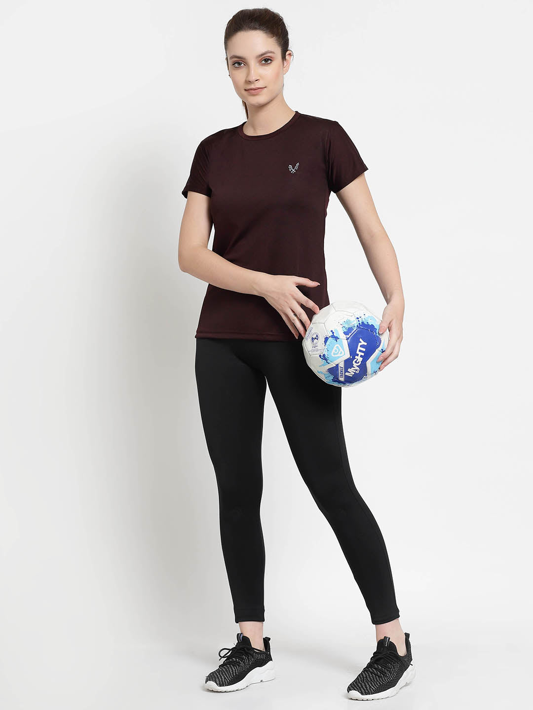 UZARUS Women's Regular Fit Sports Gym T-Shirt