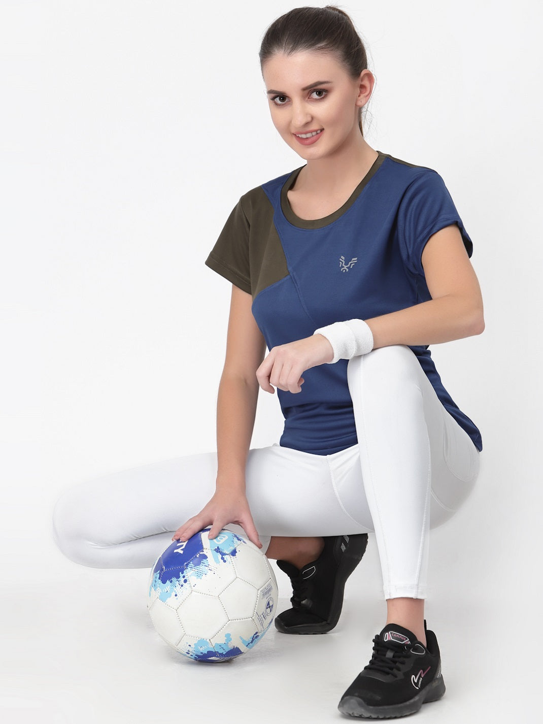 UZARUS Women's Dry Fit Workout Top Sports Gym T-Shirt
