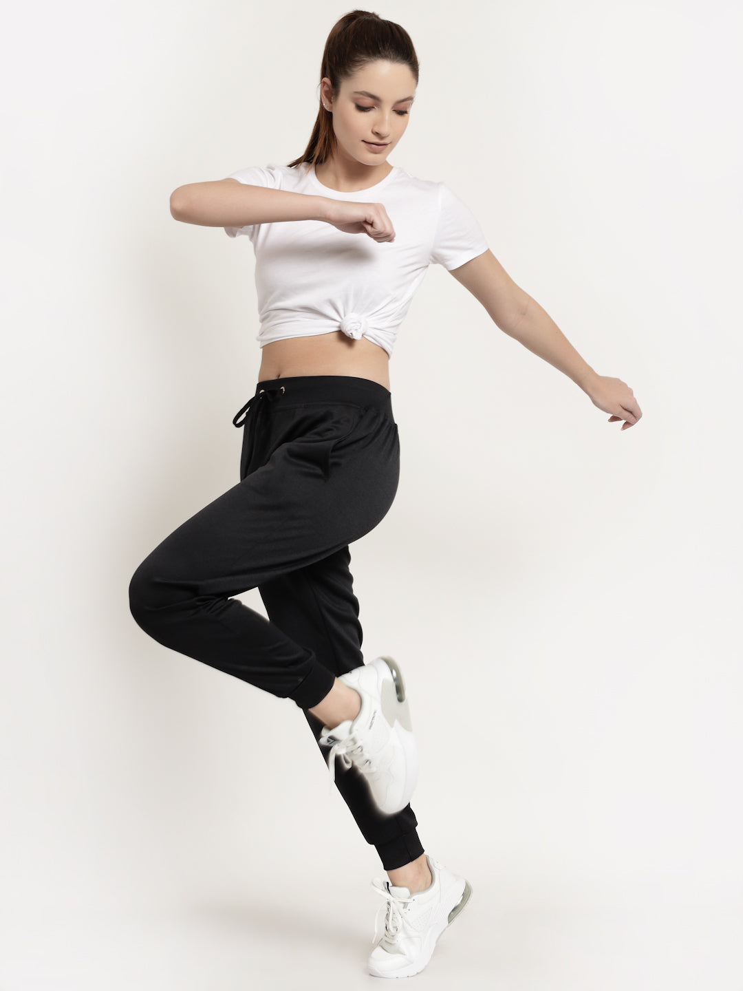 UZARUS Women's Joggers Track Pants with Zippered Pocket for Gym, Yoga, Workout and Casual Wear