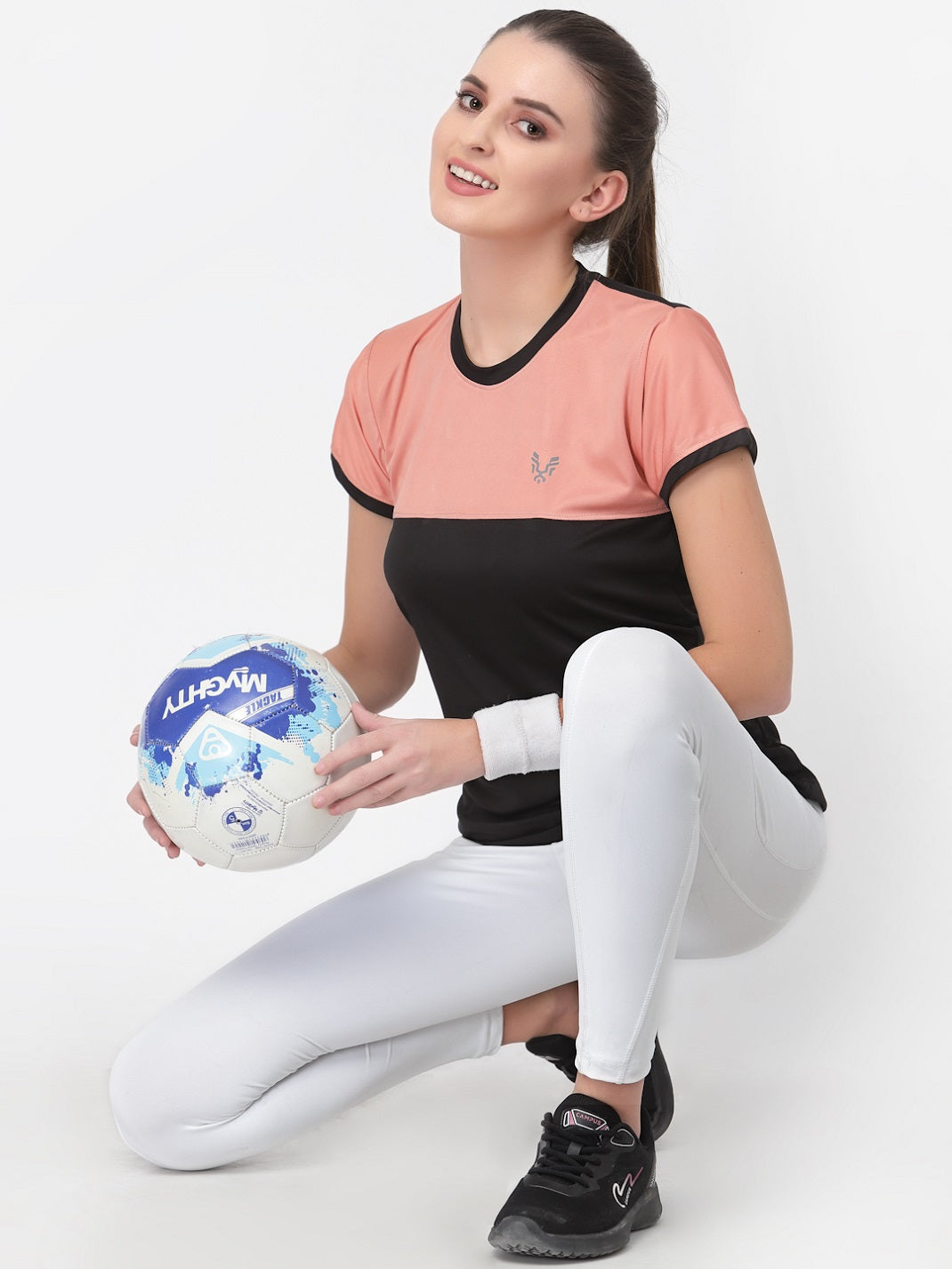 UZARUS Women's Dry Fit Workout Top Sports Gym T-Shirt