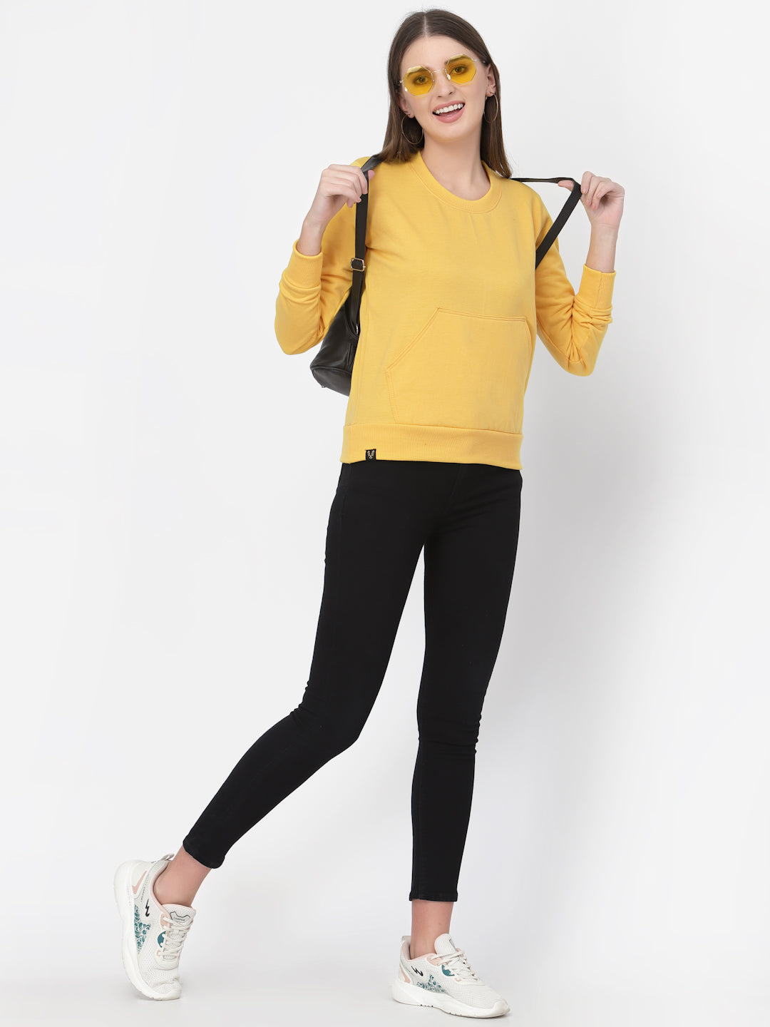 UZARUS Women's Cotton Fleece Premium Sweatshirt
