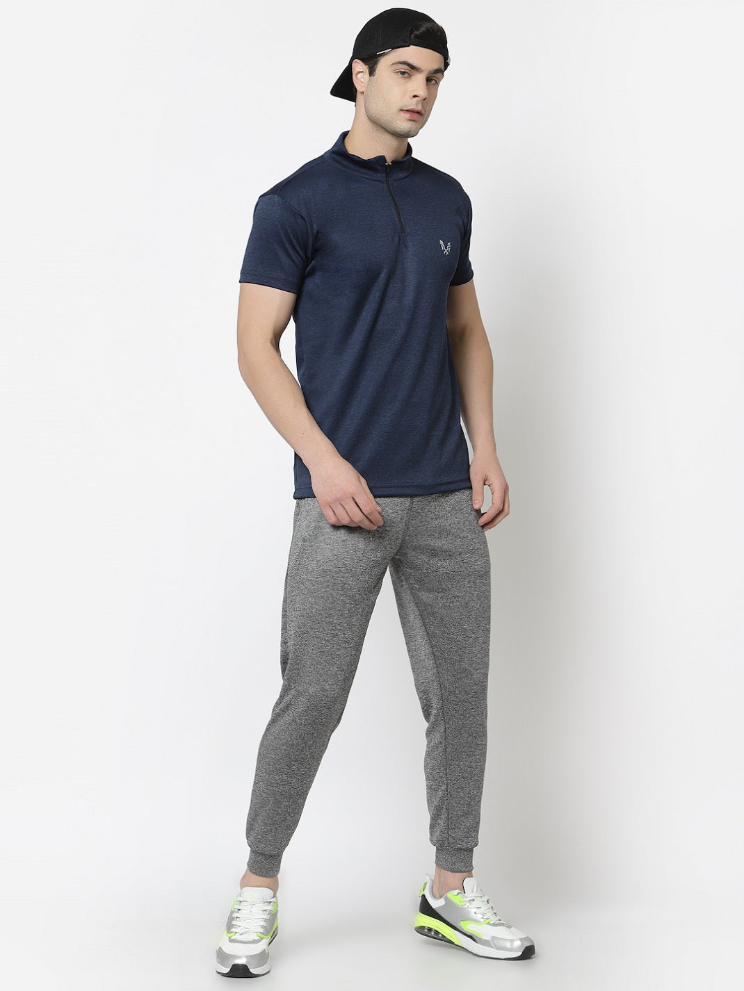 UZARUS Men's Joggers Track Pants with 1 Zippered Pocket for Gym, Yoga, Workout and Casual Wear