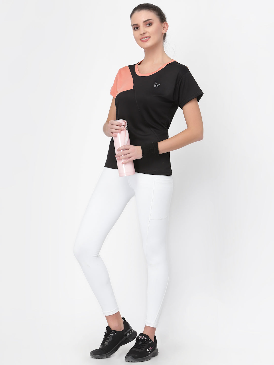 UZARUS Women's Dry Fit Workout Top Sports Gym T-Shirt