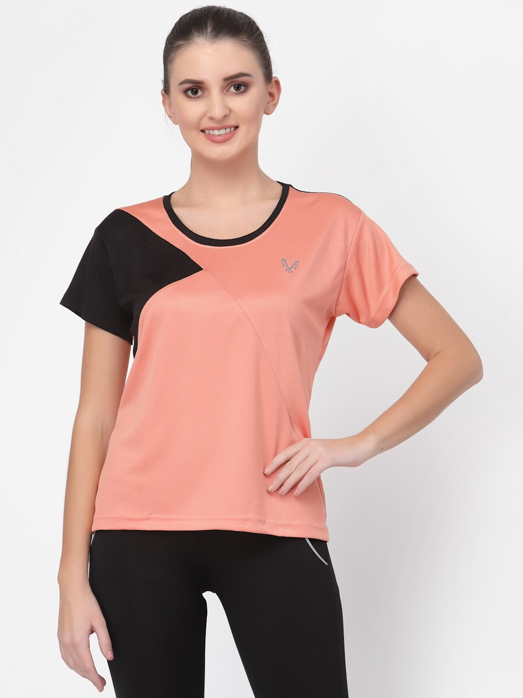 UZARUS Women's Dry Fit Workout Top Sports Gym T-Shirt