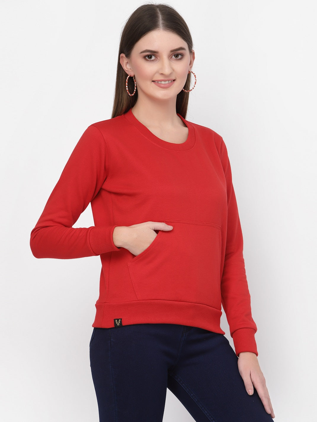 UZARUS Women's Cotton Fleece Premium Sweatshirt