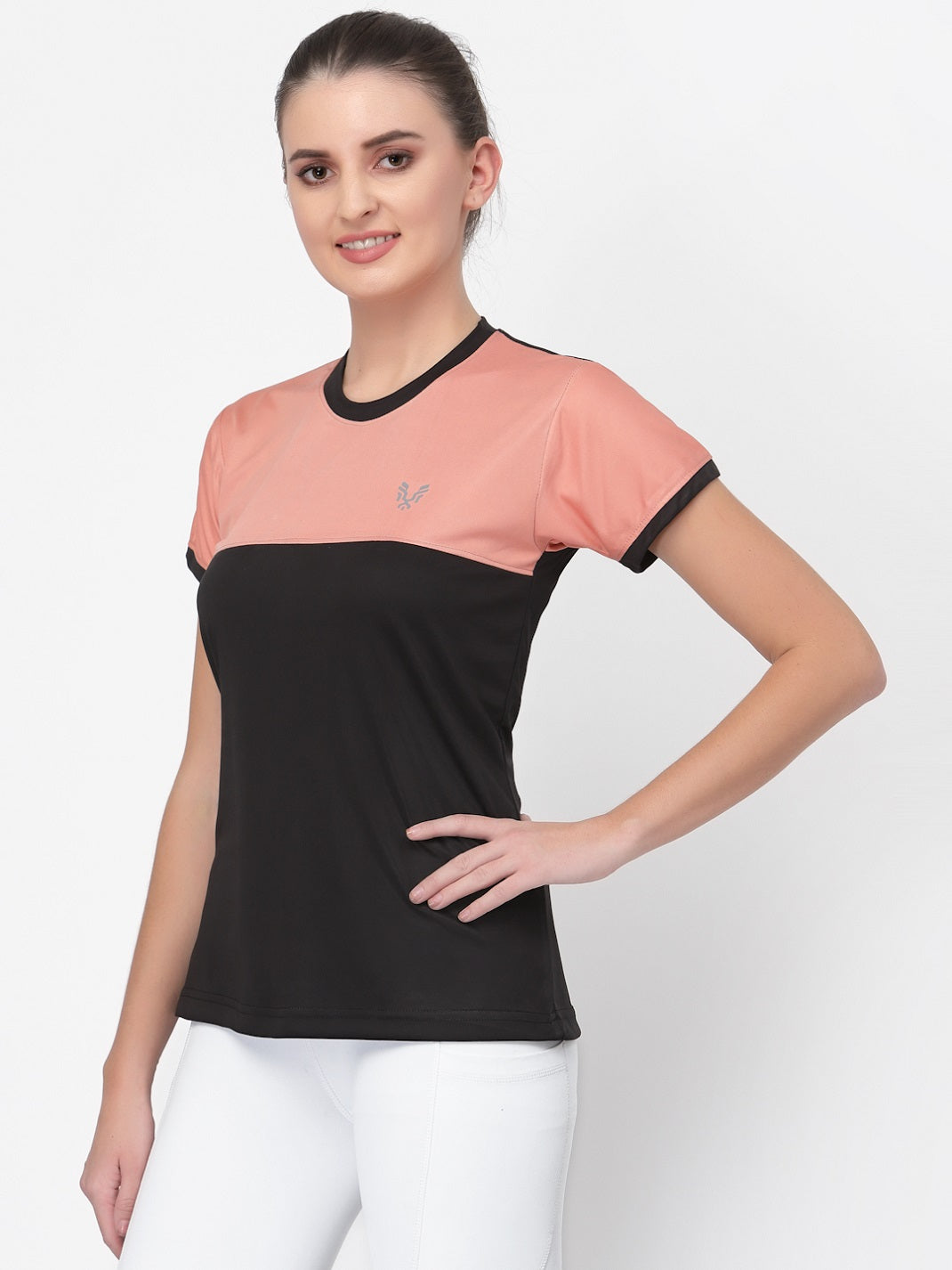 UZARUS Women's Dry Fit Workout Top Sports Gym T-Shirt