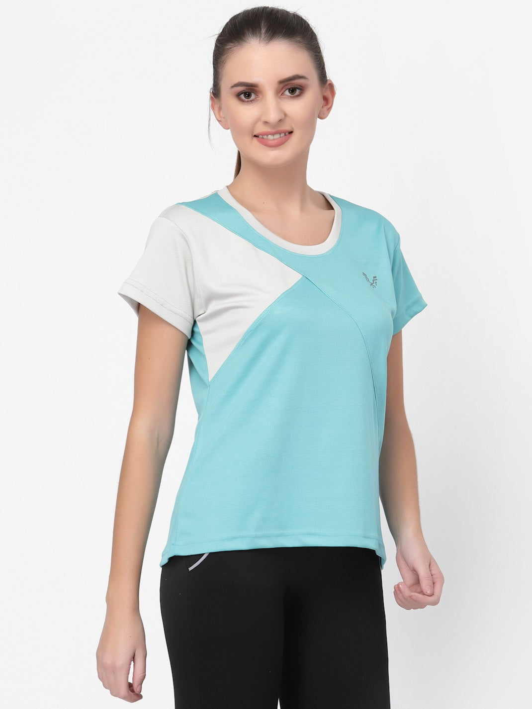 UZARUS Women's Dry Fit Workout Top Sports Gym T-Shirt